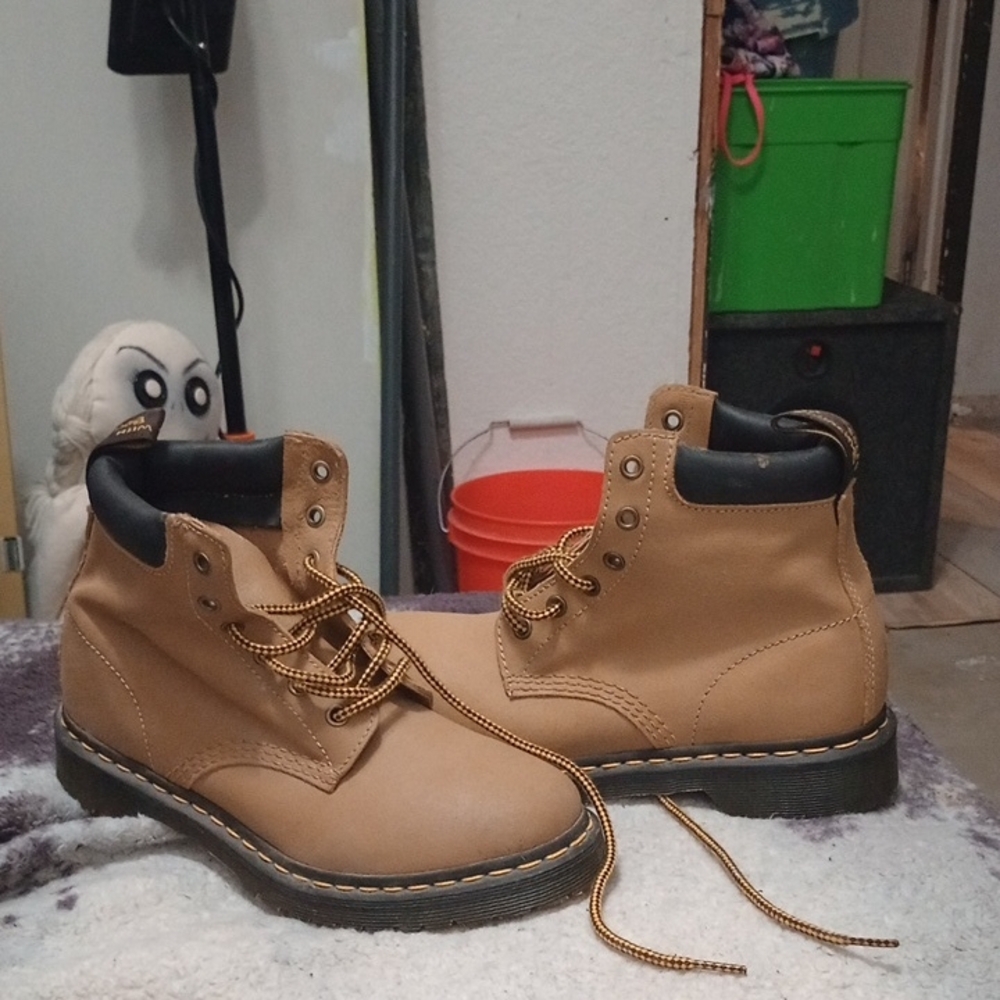 Dr. Martens Tan Leather Men's Boots